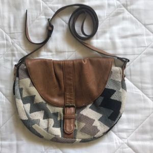 American Eagle over the shoulder woven bag